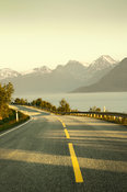 Road, sea and mountains