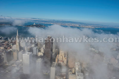 San Francisco, California, aerial view,