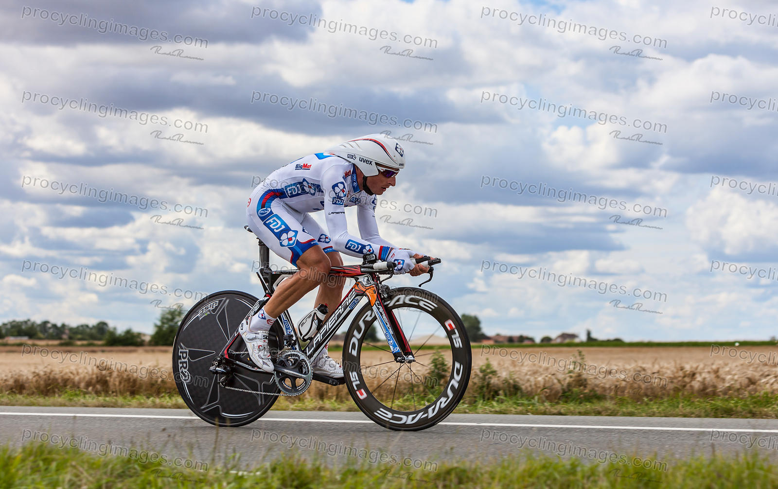 The Cyclist Pierrick Fedrigo - Tour de France 2012