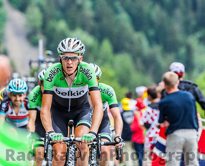 Robert Gesink Climbing Alpe D'Huez