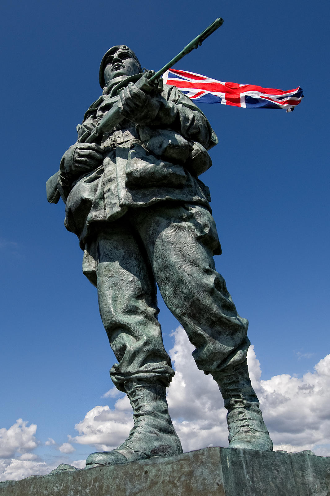 Yomper Commemorative Statue at Royal Marines Museum, Southsea
