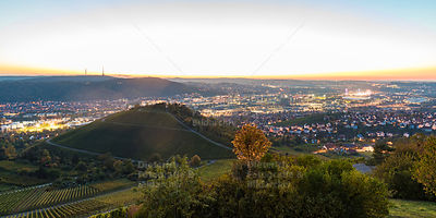 Weinberge, Blick nach Obertürkheim u. Untertürkheim, Stuttgart