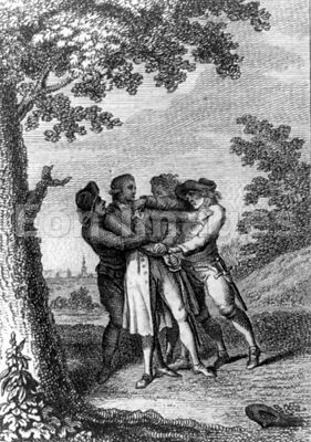 John Andre taken into custody by New York militiamen