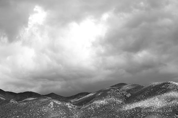 SANGRE DE CRISTO MOUNTAINS GREAT SAND DUNES NATIONAL PARK COLORADO BLACK AND WHITE