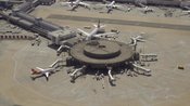 South Terminal, Gatwick Airport, aerial footage,