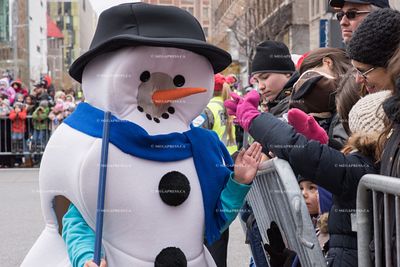 Celebration of Santa Parade In Montreal