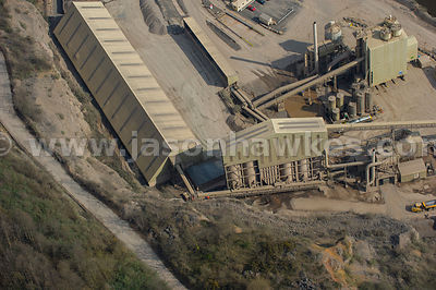 Aerial view of Stancombe Lane Quarry, Bristol