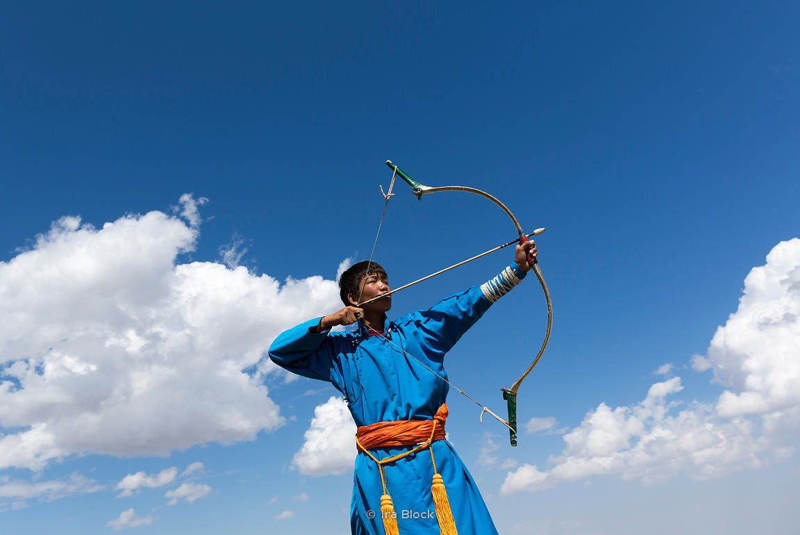 Ira Block Photography Archery at Naadam in South Gobi Desert