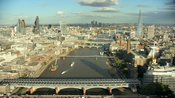 Aerial footage of London