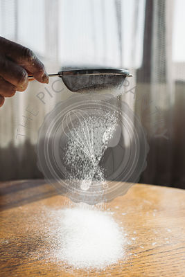 Woman Preparing Homemade Dough in the Kitchen. Preparation Raw Dough for Baking