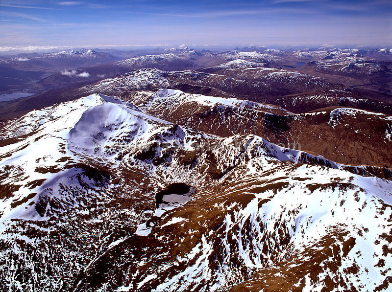 Aerial View. Grampian Mountains . Jason Hawkes