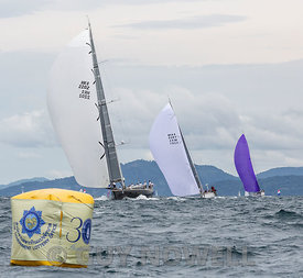 Shahtoosh leads the Premier Cruisers. Phuket King's Cup 2016.