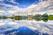 Natural mirror - sky reflections