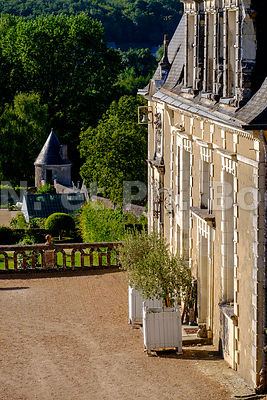 Château de Valmer, dated 16 th. century renaissance style, Chancay, Indre et Loire, France