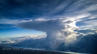 Flying through the thunderstorms