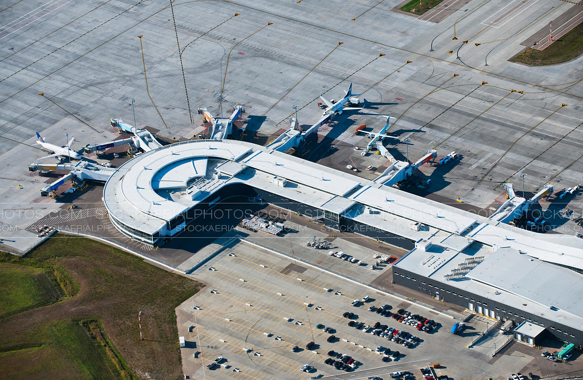 Aerial Photo Edmonton International Airport