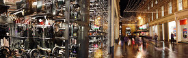 Panoramic photography of Glasgow..Exchange Place..Picture Copyright:.Iain McLean,.79 Earlspark Avenue,.Glasgow.G43 2HE.07901 604 365.photomclean@googlemail.com.www.iainmclean.com.All Rights Reserved.No Syndication