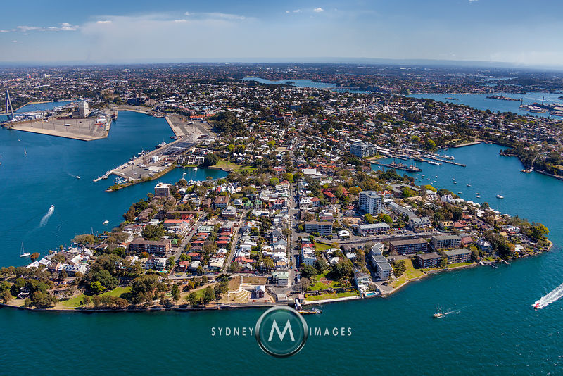 Sydney Aerial Photography Balmain