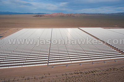 Solar One, slar power plant, Nevada Desert.