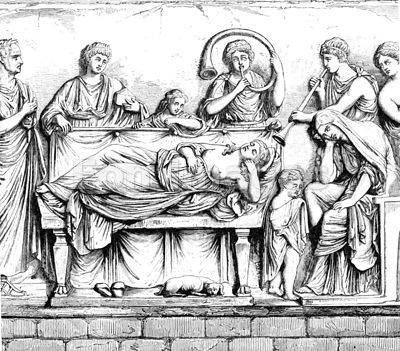 Roman ceremony Conclamatio over the Dead
