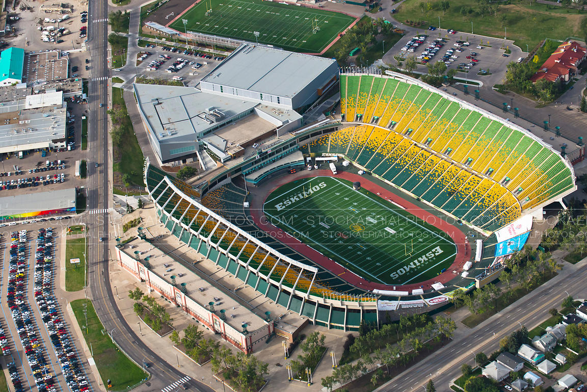 Aerial Photo Commonwealth Stadium, Edmonton AB