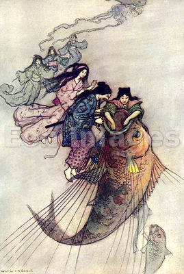 The Sea King and the Magic Jewels by Warwick Goble