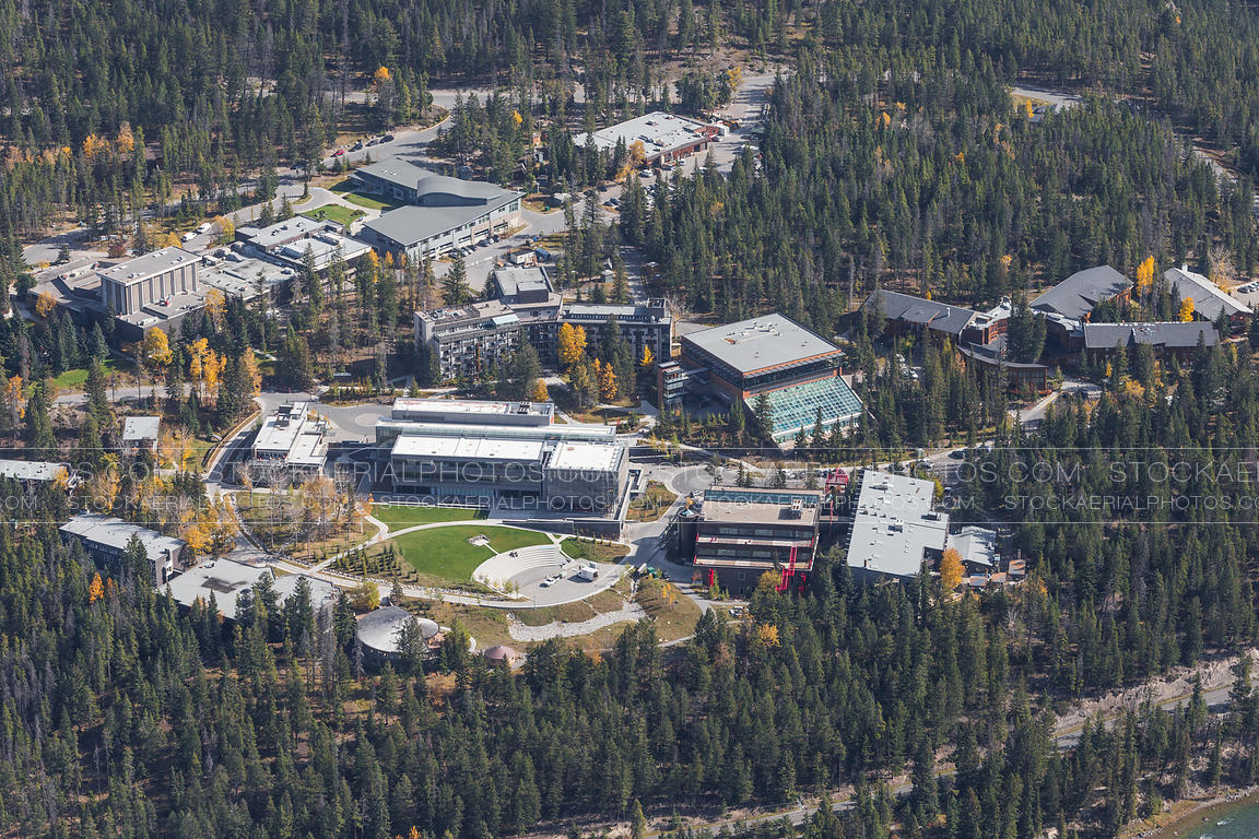 Aerial Photo Banff Centre