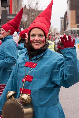 Celebration of Santa Parade In Montreal