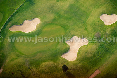 Aerial view of Vale Royal Abbey Golf Club, Cheshire