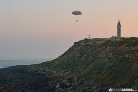 IRIS CHALLENGER 2 : .Record de traversée de la manche par un ballon dirigeable electrique lenticulaire