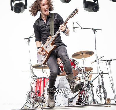Oli Brown, guitar and vocals, Raveneye