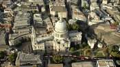 Aerial footage of London