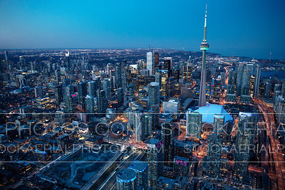 Downtown Toronto at Dusk