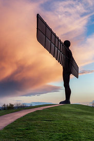 Angel of the North Sunset