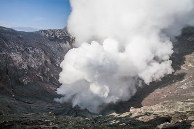 Fumée dans le Bromo