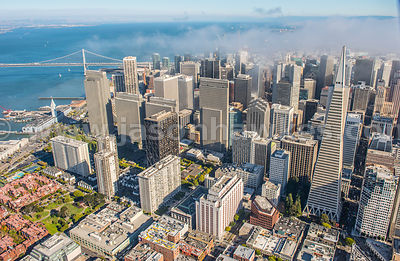 San Francisco, California, aerial view,