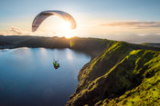 Heaven or Earth ? flying inside a volcano in Acores with JB Chandelier