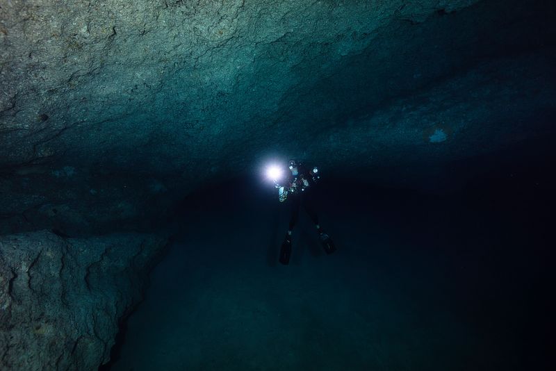 In the bowels of the second falling