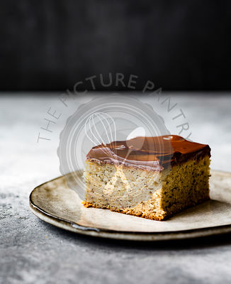 Banana Cake with Chocolate Ganache