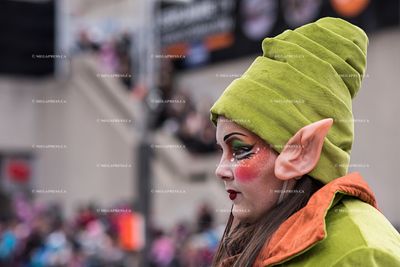 Celebration of Santa Parade In Montreal