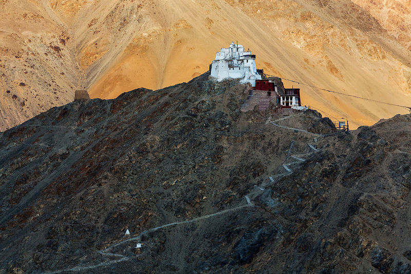 Namgyal Tsemo Monastery at Dusk