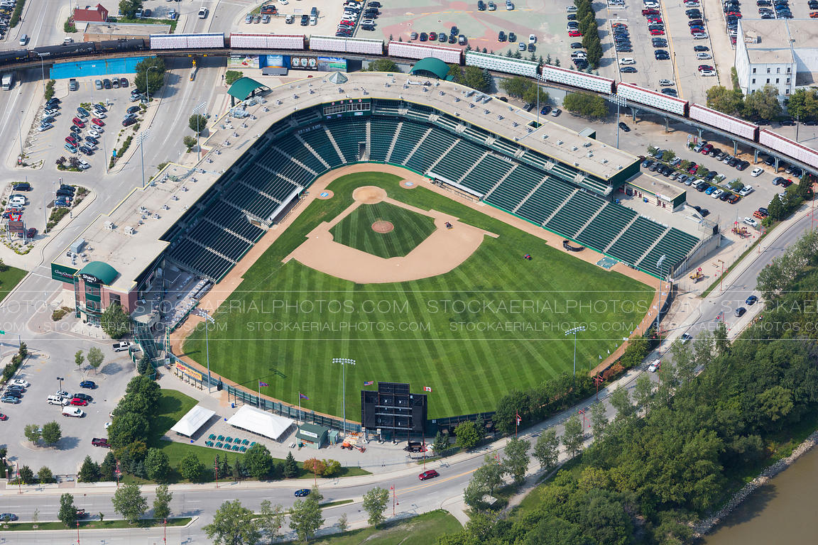 Aerial Photo Shaw Park, Winnipeg