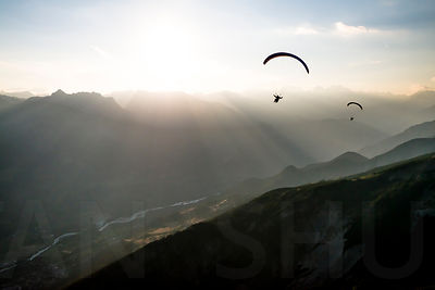 Flying with Jean Baptiste Chandelier and Gill Schneider