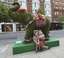 Young elephant fans on Sloane Street