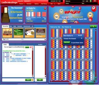 Online bingo game Ladbrokes
