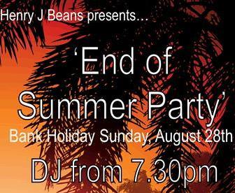 Henry J Beans Chelsea End of summer party