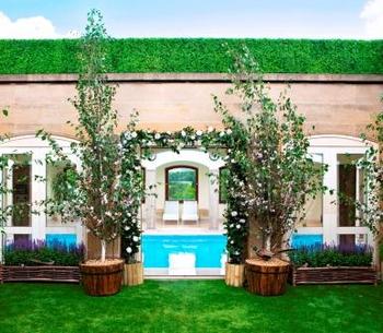 Green Spring secret roof top garden Berkeley hotel London