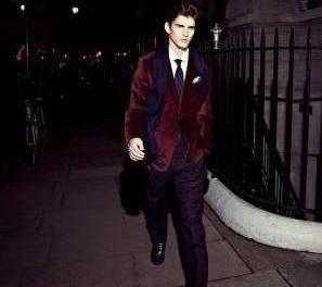 Reiss velvet men jacket