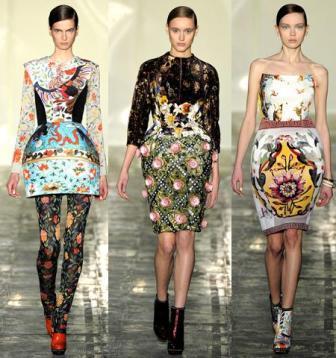 Print pattern fashion dress