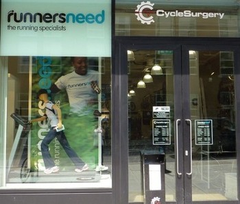 Runners Need Cycle Surgery shop Fulham